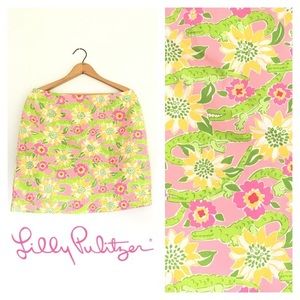 Vintage Lilly Pulitzer Alligator Skort: Preppy